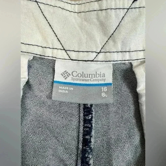 Columbia Solar Fade Plus Size Short Women’s Size 16 Grey Hiking Shorts - Picture 7 of 9